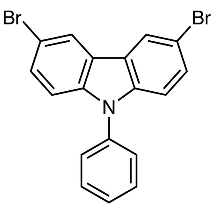 3,6-Dibromo-9-phenylcarbazole&gt;98.0%(GC)(N)1g