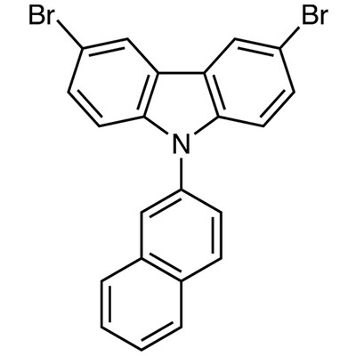 3,6-Dibromo-9-(2-naphthalenyl)-9H-carbazole&gt;98.0%(HPLC)(N)1g