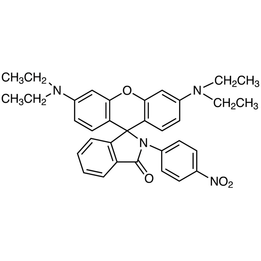 3&#39;,6&#39;-Bis(diethylamino)-2-(4-nitrophenyl)spiro[isoindole-1,9&#39;-xanthene]-3-one&gt;98.0%(N)25g