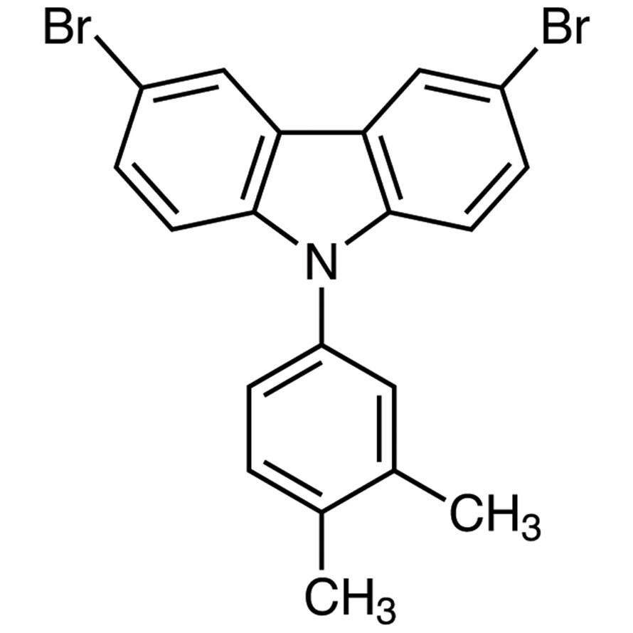 3,6-Dibromo-9-(3,4-dimethylphenyl)-9H-carbazole&gt;98.0%(HPLC)(N)1g