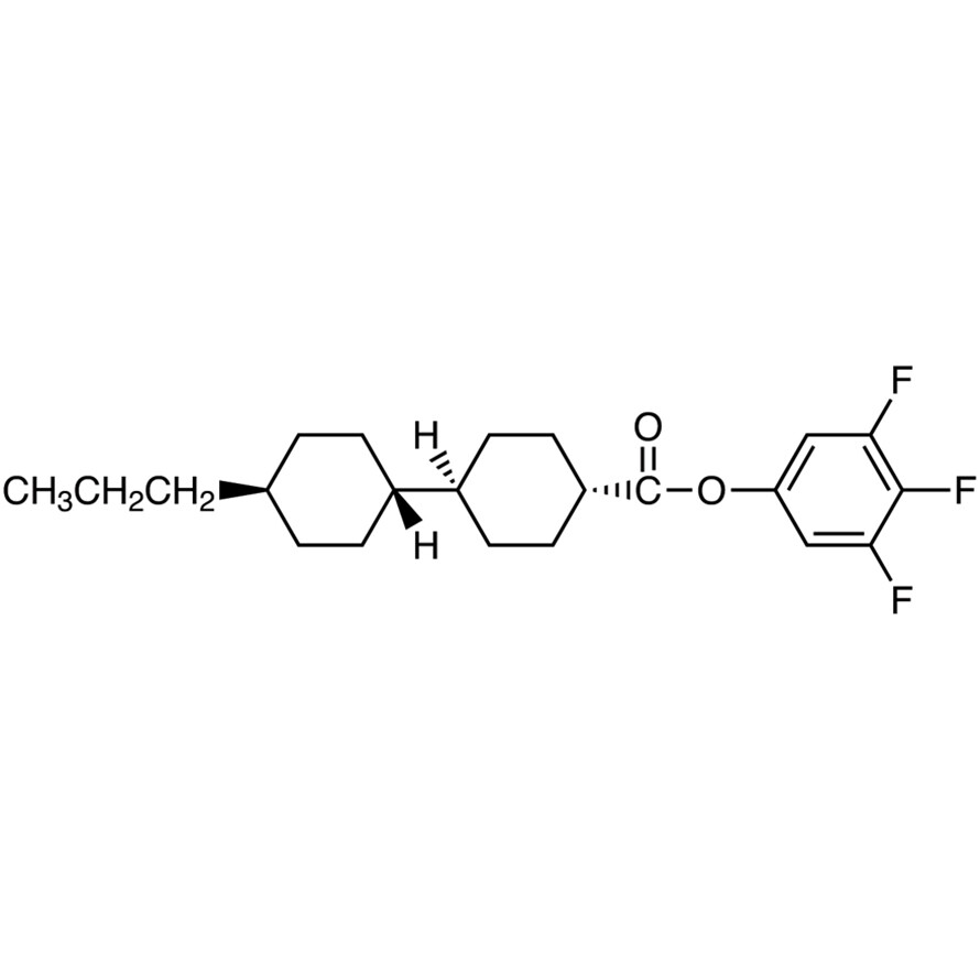 3,4,5-Trifluorophenyl trans,trans-4&#39;-Propylbicyclohexyl-4-carboxylate&gt;98.0%(GC)25g