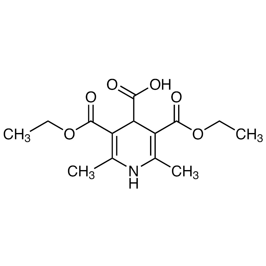 3,5-Bis(ethoxycarbonyl)-2,6-dimethyl-1,4-dihydropyridine-4-carboxylic Acid>95.0%(HPLC)(T)10g