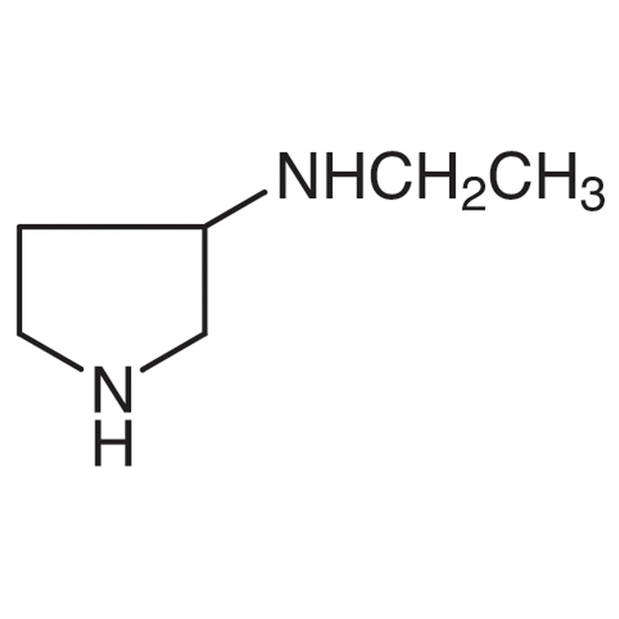 3-(Ethylamino)pyrrolidine>97.0%(GC)5g