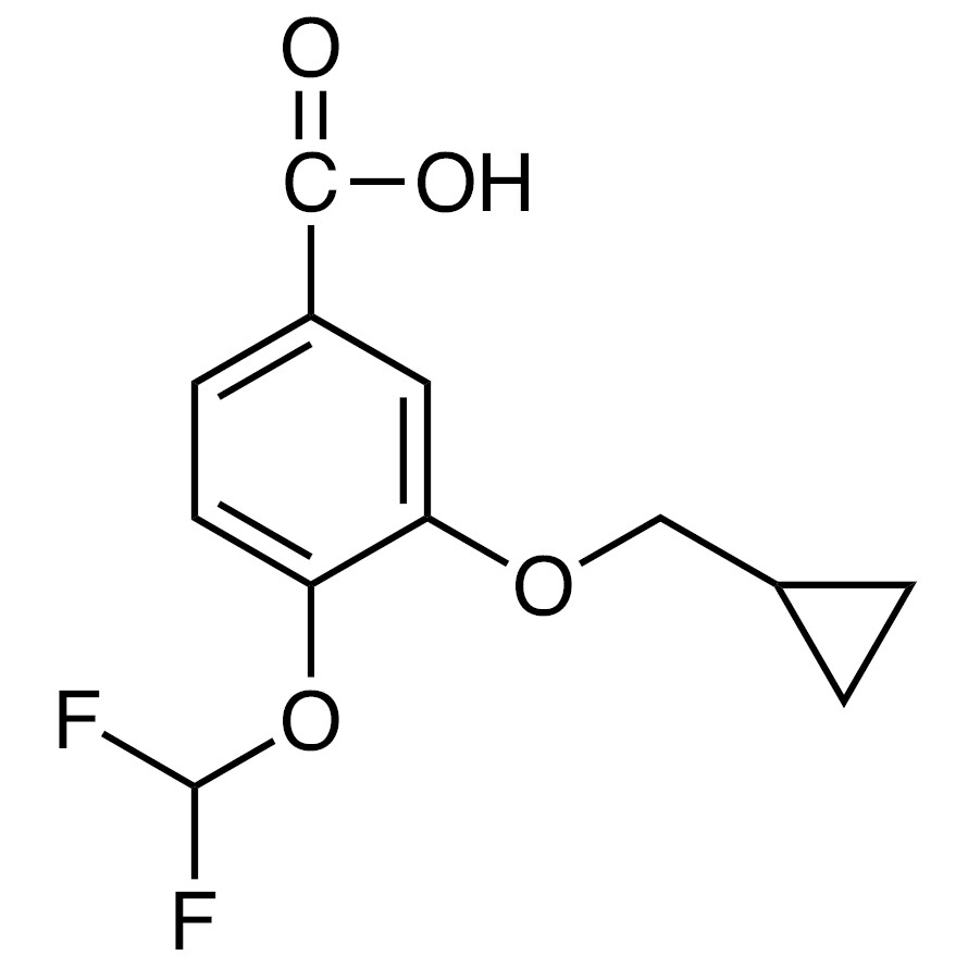 3-(Cyclopropylmethoxy)-4-(difluoromethoxy)benzoic Acid&gt;98.0%(GC)(T)1g