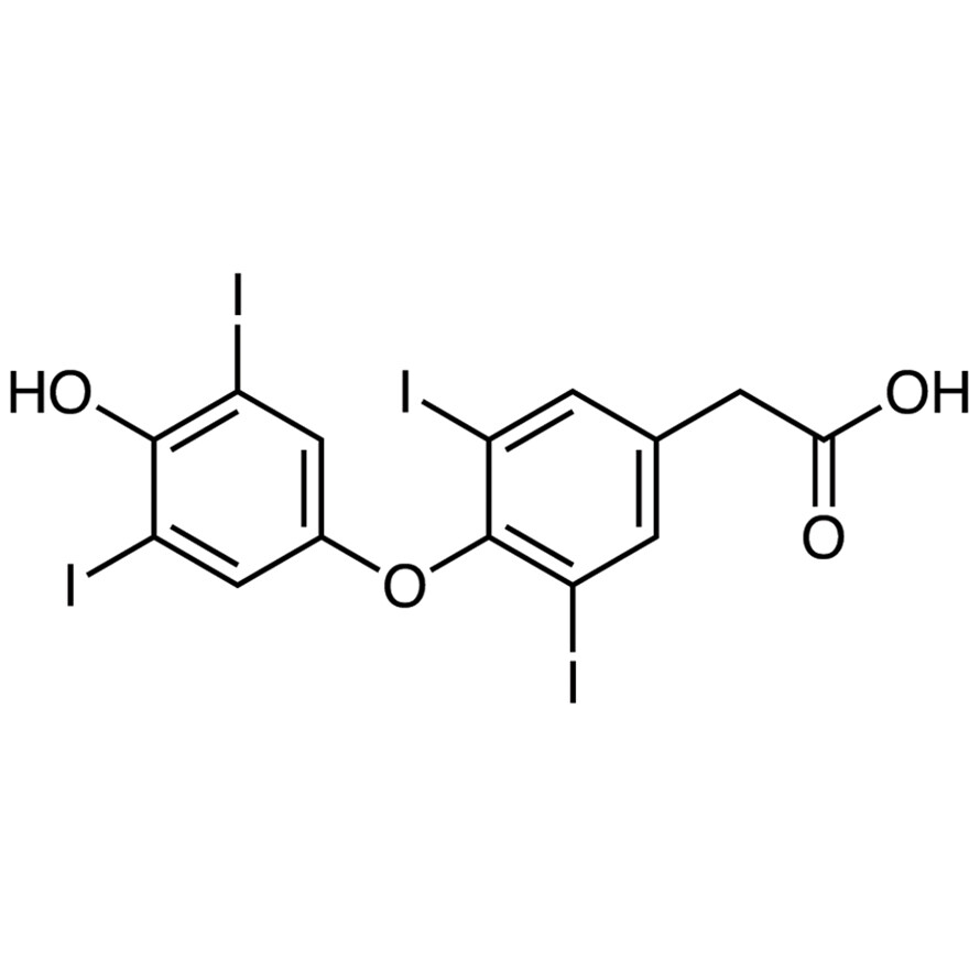 3,3&#39;,5,5&#39;-Tetraiodothyroacetic Acid&gt;98.0%(HPLC)(N)100mg