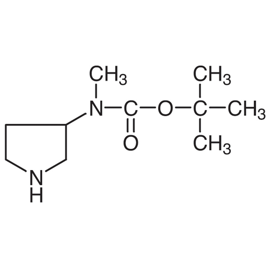 3-(N-tert-Butoxycarbonyl-N-methylamino)pyrrolidine&gt;96.0%(GC)5g