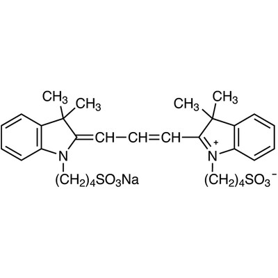 3,3,3&#39;,3&#39;-Tetramethyl-1,1&#39;-bis(4-sulfobutyl)indocarbocyanine Sodium Salt&gt;98.0%(HPLC)(N)1g