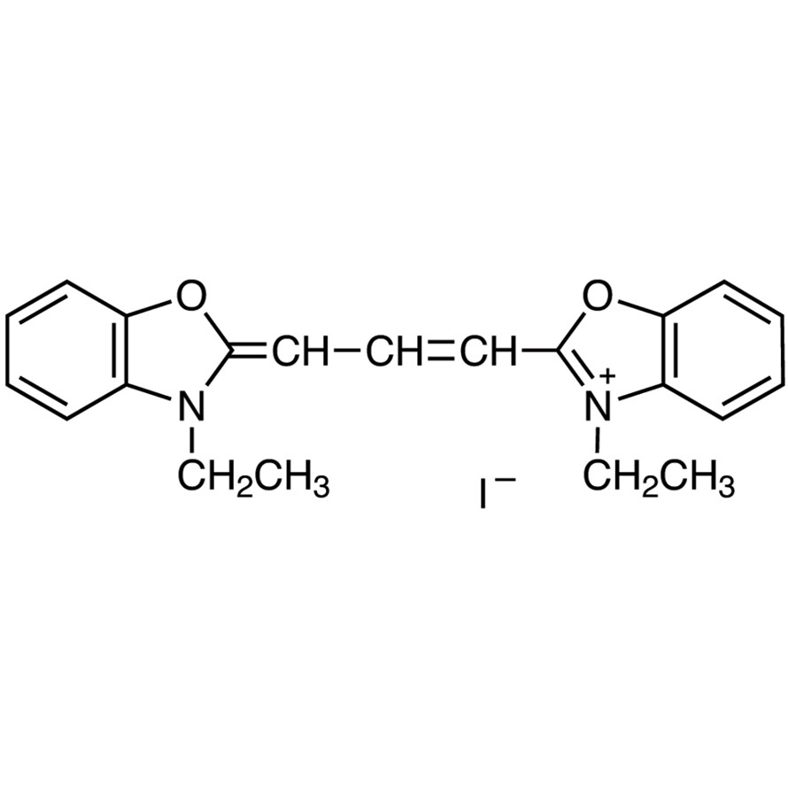 3,3'-Diethyloxacarbocyanine Iodide>98.0%(N)5g