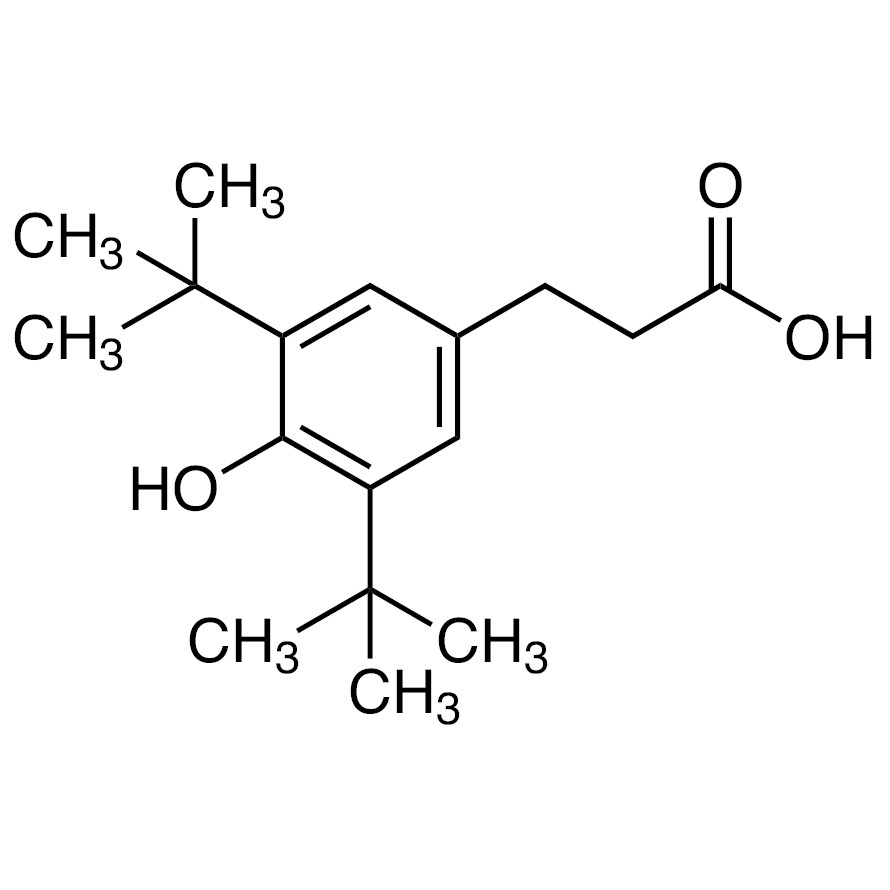3-(3,5-Di-tert-butyl-4-hydroxyphenyl)propionic Acid&gt;98.0%(GC)(T)5g