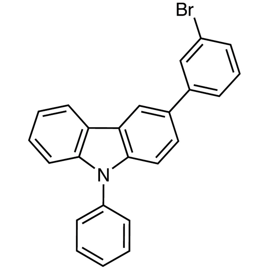 3-(3-Bromophenyl)-9-phenyl-9H-carbazole>98.0%(GC)1g