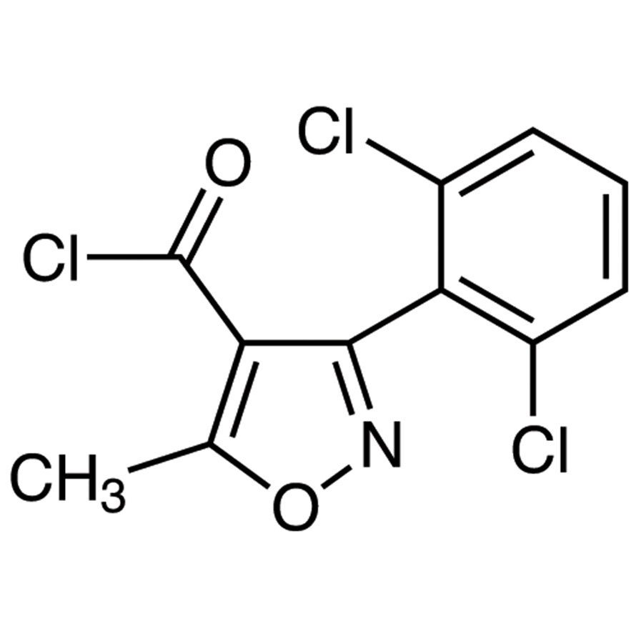 3-(2,6-Dichlorophenyl)-5-methylisoxazole-4-carbonyl Chloride>98.0%(GC)(T)5g