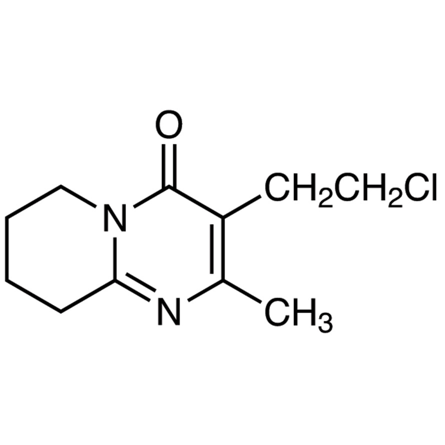 3-(2-Chloroethyl)-6,7,8,9-tetrahydro-2-methyl-4H-pyrido[1,2-a]pyrimidin-4-one&gt;98.0%(GC)(T)25g
