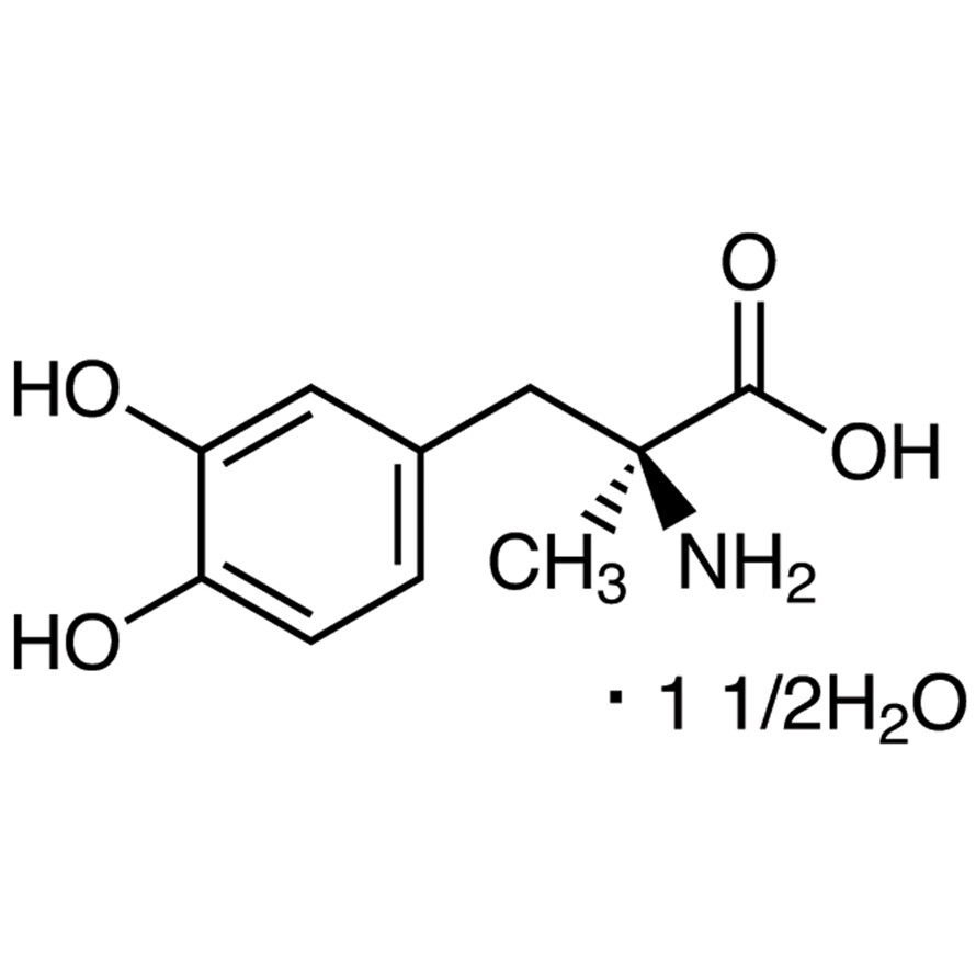 3-(3,4-Dihydroxyphenyl)-2-methyl-L-alanine Sesquihydrate>98.0%(HPLC)(T)5g