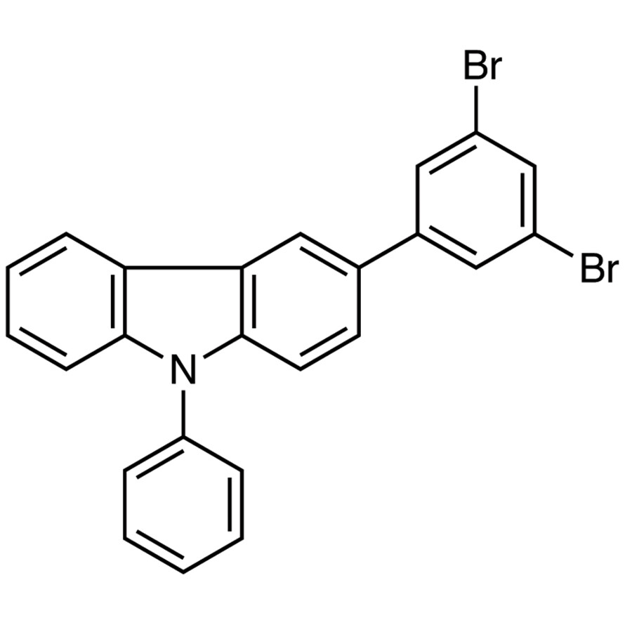 3-(3,5-Dibromophenyl)-9-phenyl-9H-carbazole&gt;98.0%(GC)200mg