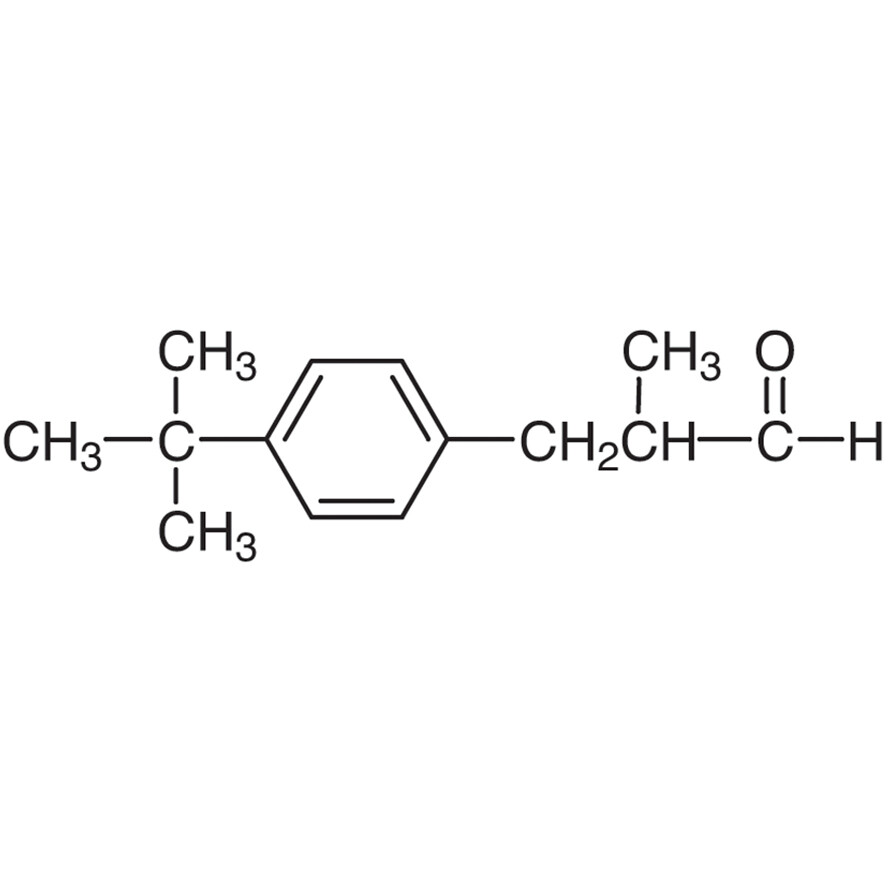 3-(4-tert-Butylphenyl)isobutyraldehyde>96.0%(GC)25mL