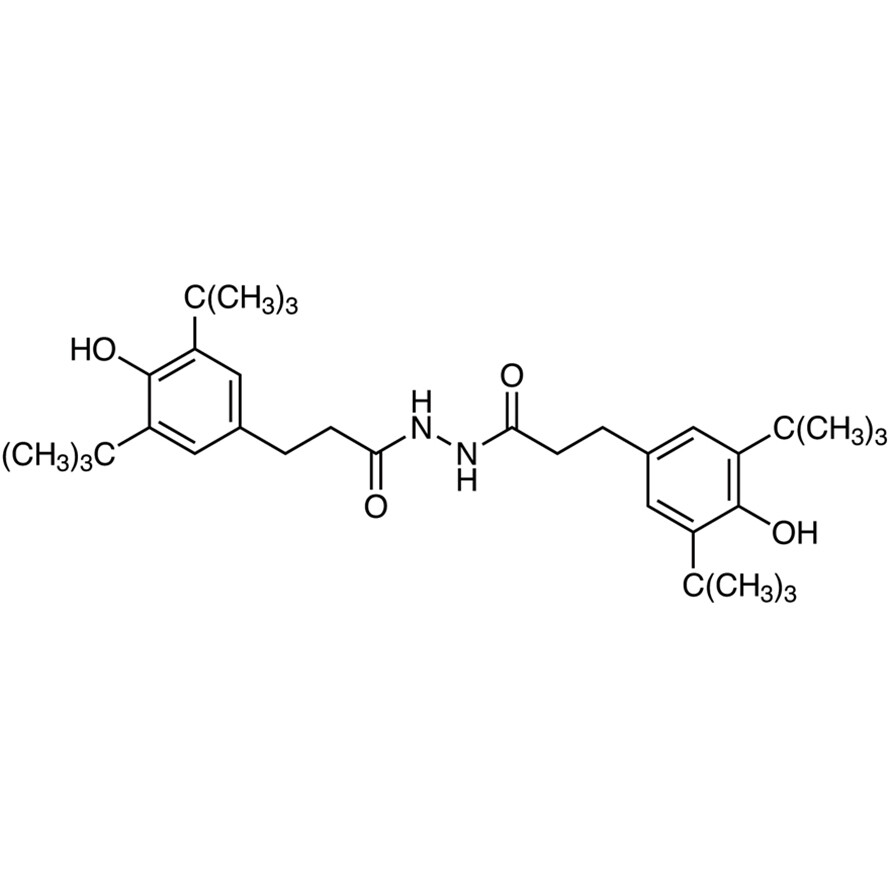 3-(3,5-Di-tert-butyl-4-hydroxyphenyl)-N'-[3-(3,5-di-tert-butyl-4-hydroxyphenyl)propanoyl]propanehydrazide>98.0%(HPLC)5g