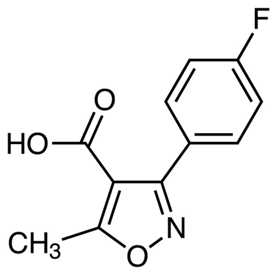 3-(4-Fluorophenyl)-5-methylisoxazol-4-carboxylic Acid&gt;98.0%(GC)(T)5g