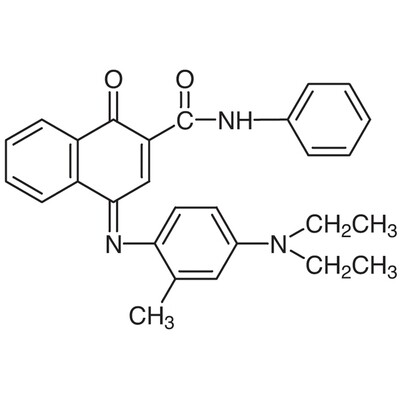 2-Phenylcarbamoyl-1,4-naphthoquinone-4-(4-diethylamino-2-methylphenyl)imine&gt;98.0%(T)5g