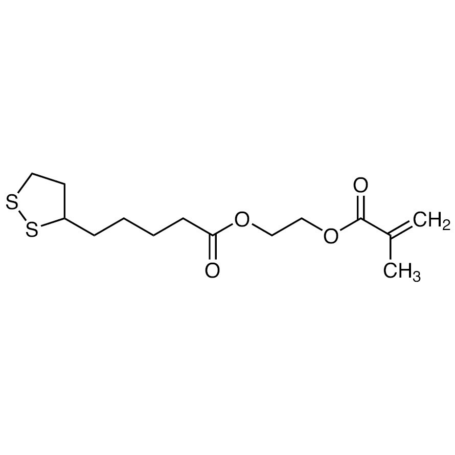 2-Methacryloyloxyethyl Thioctate (stabilized with MEHQ)>98.0%(GC)5g