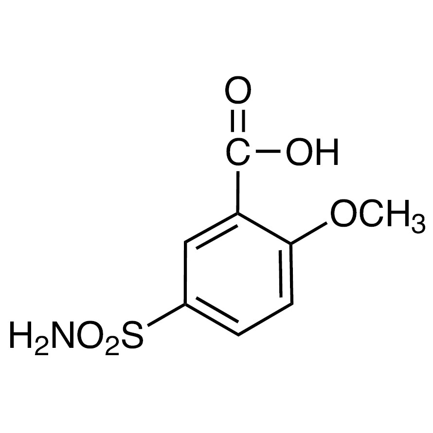 2-Methoxy-5-sulfamoylbenzoic Acid>97.0%(HPLC)(T)5g