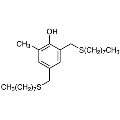 2-Methyl-4,6-bis[(n-octylthio)methyl]phenol&gt;97.0%(GC)500g