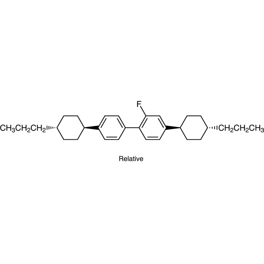 2-Fluoro-4,4&#39;-bis(trans-4-propylcyclohexyl)biphenyl&gt;98.0%(GC)1g