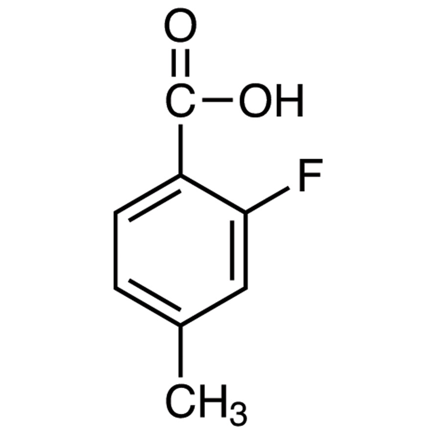 2-Fluoro-4-methylbenzoic Acid>98.0%(GC)(T)5g