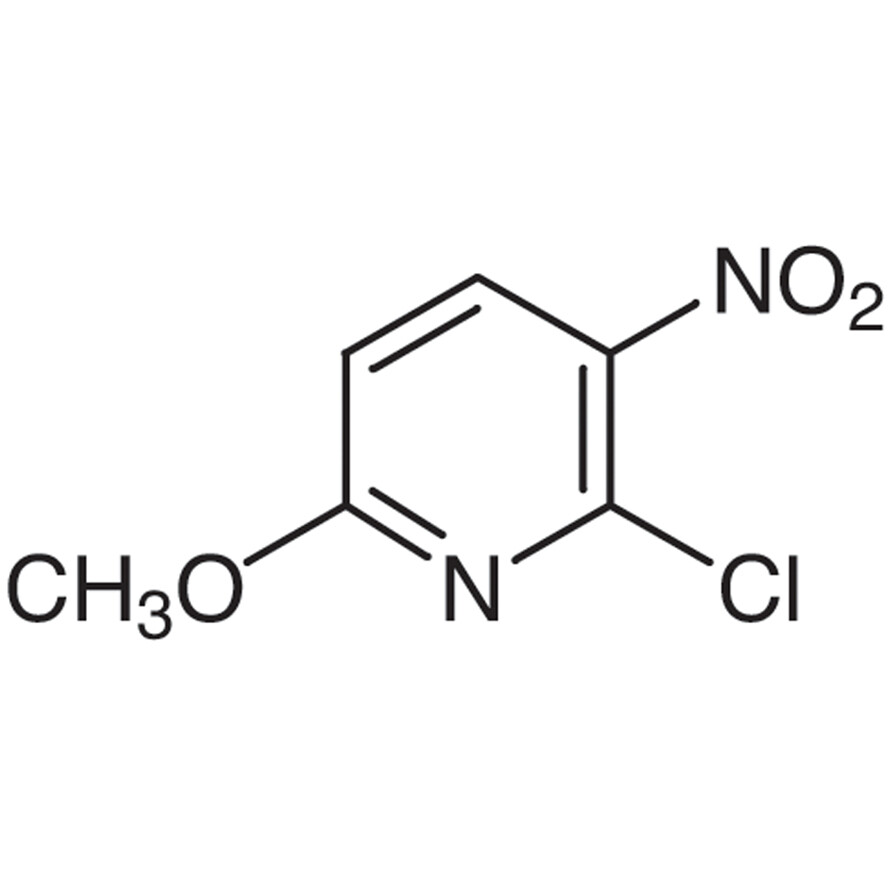 2-Chloro-6-methoxy-3-nitropyridine>98.0%(GC)25g