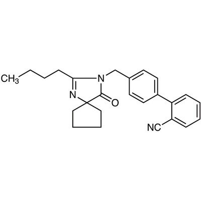 2-Butyl-3-[[2&#39;-cyano-[1,1&#39;-biphenyl]-4-yl]methyl]-1,3-diazaspiro[4,4]non-1-en-4-one&gt;97.0%(N)5g
