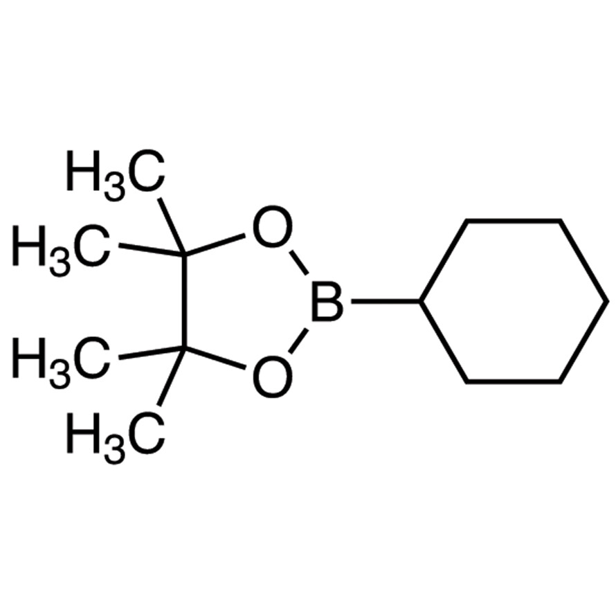 2-Cyclohexyl-4,4,5,5-tetramethyl-1,3,2-dioxaborolane&gt;97.0%(GC)(T)1g