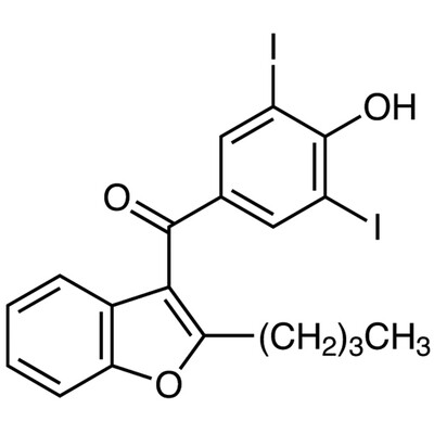 2-Butyl-3-(4-hydroxy-3,5-diiodobenzoyl)benzofuran&gt;98.0%(HPLC)(T)5g