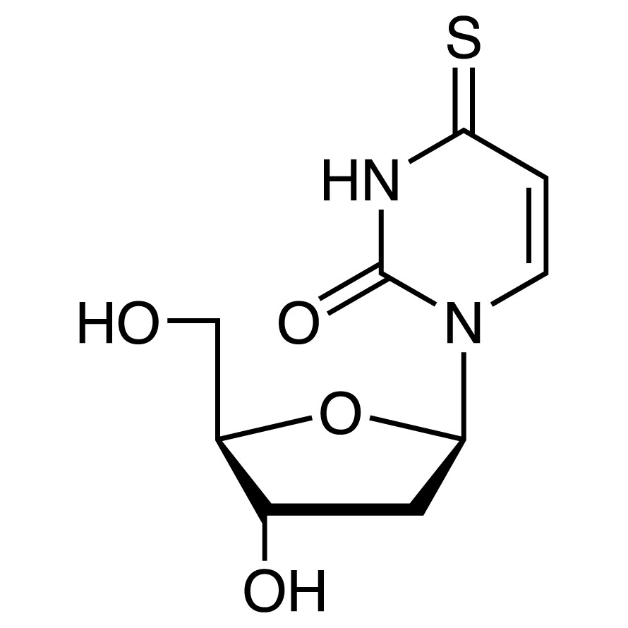 2&#39;-Deoxy-4-thiouridine&gt;95.0%(HPLC)(qNMR)100mg