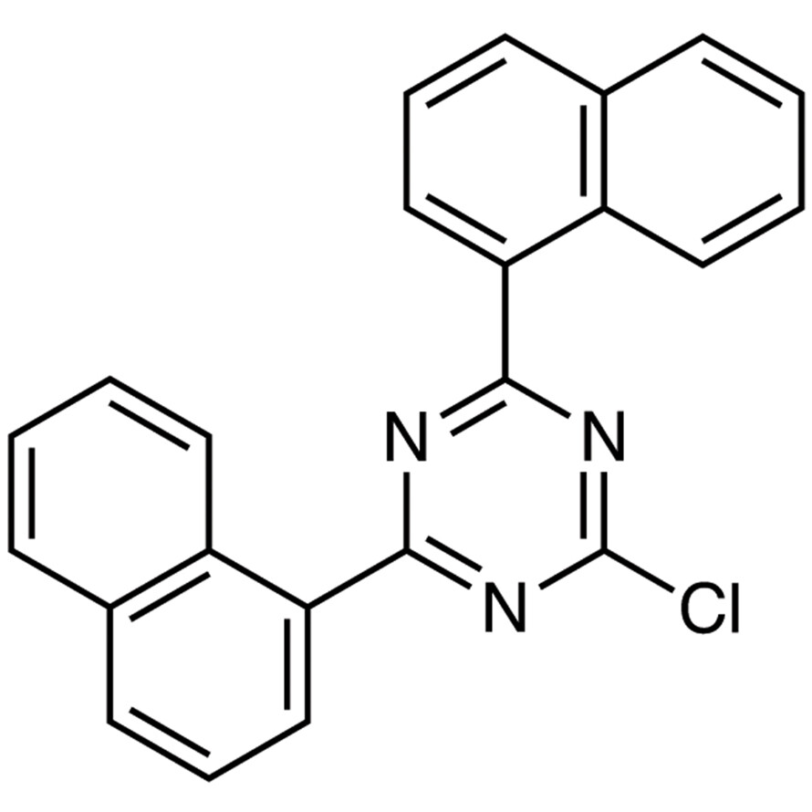 2-Chloro-4,6-di(naphthalen-1-yl)-1,3,5-triazine&gt;98.0%(GC)1g