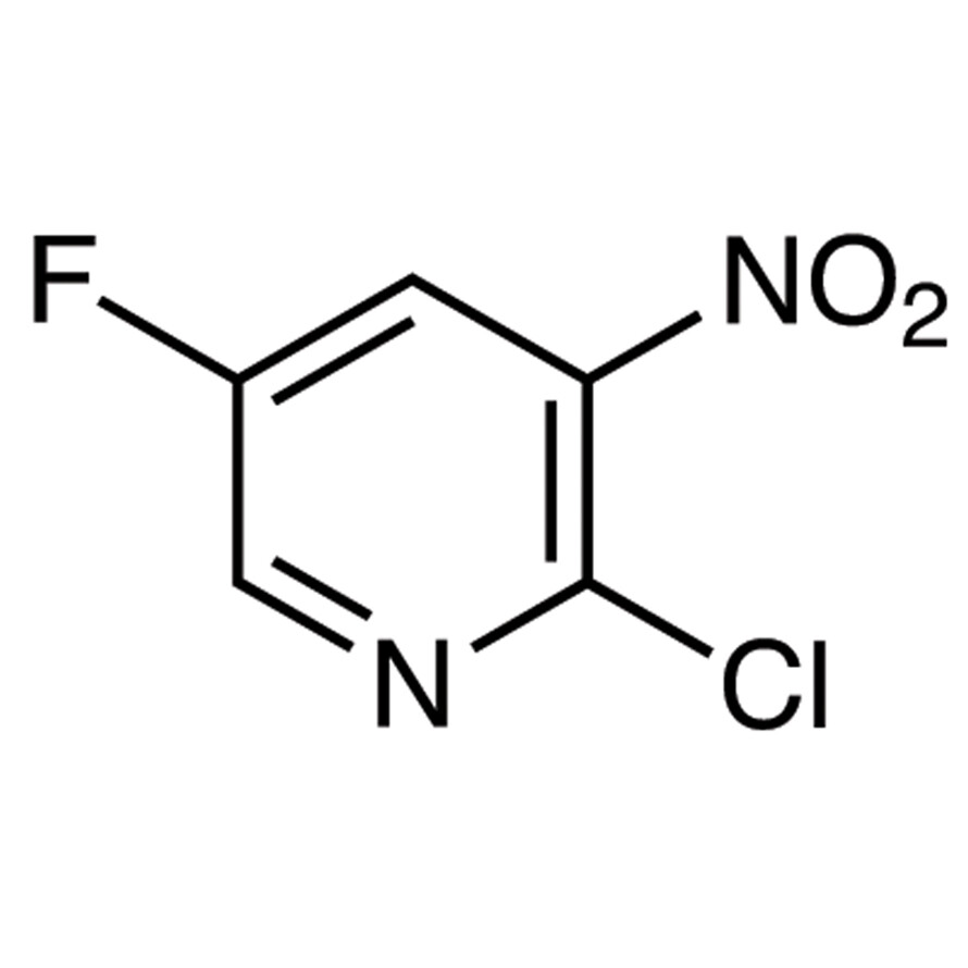 2-Chloro-5-fluoro-3-nitropyridine>98.0%(GC)200mg