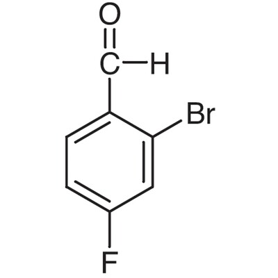 2-Bromo-4-fluorobenzaldehyde&gt;98.0%(GC)25g