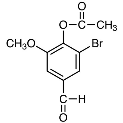 2-Bromo-4-formyl-6-methoxyphenyl Acetate&gt;98.0%(GC)1g