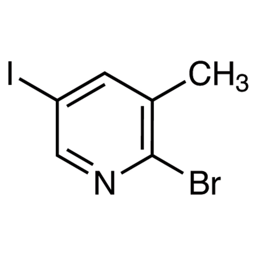 2-Bromo-5-iodo-3-methylpyridine>96.0%(GC)1g