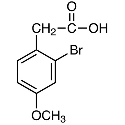 2-Bromo-4-methoxyphenylacetic Acid&gt;98.0%(GC)(T)5g