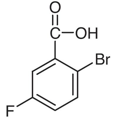 2-Bromo-5-fluorobenzoic Acid&gt;98.0%(GC)(T)25g