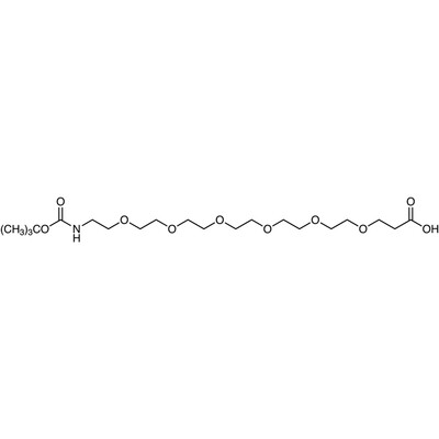21-[(tert-Butoxycarbonyl)amino]-4,7,10,13,16,19-hexaoxaheneicosanoic Acid&gt;98.0%(HPLC)250mg