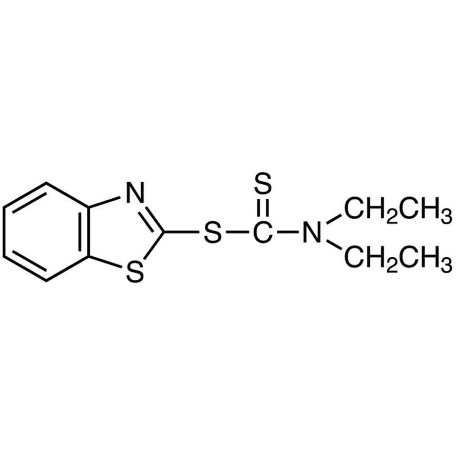 2-Benzothiazolyl Diethyldithiocarbamate&gt;95.0%(N)25g
