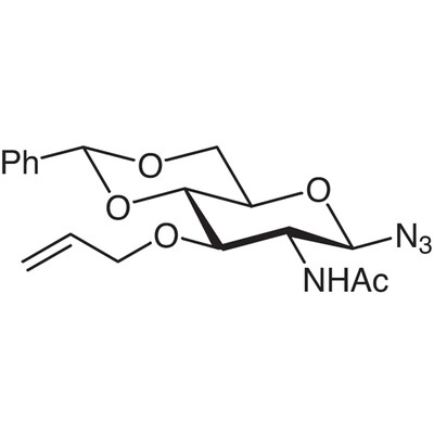 2-Acetamido-3-O-allyl-4,6-O-benzylidene-2-deoxy-beta-D-glucopyranosyl Azide&gt;98.0%(HPLC)1g