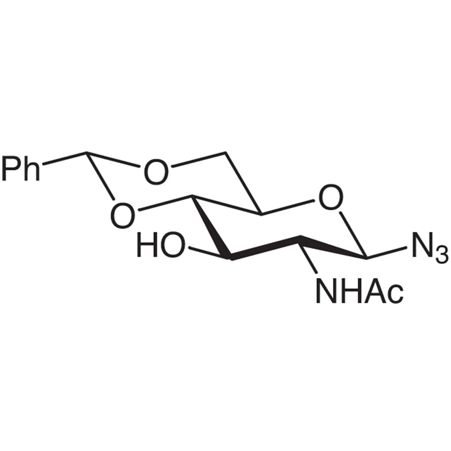 2-Acetamido-4,6-O-benzylidene-2-deoxy-beta-D-glucopyranosyl Azide&gt;98.0%(HPLC)5g