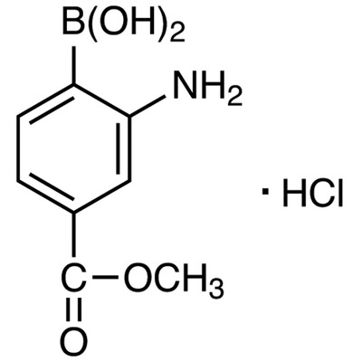 2-Amino-4-(methoxycarbonyl)phenylboronic Acid Hydrochloride (contains varying amounts of Anhydride)&gt;98.0%(HPLC)200mg
