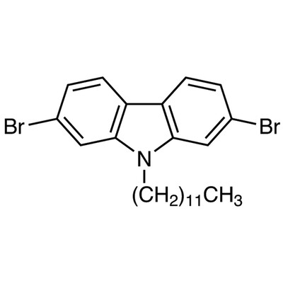 2,7-Dibromo-9-dodecylcarbazole&gt;98.0%(GC)200mg