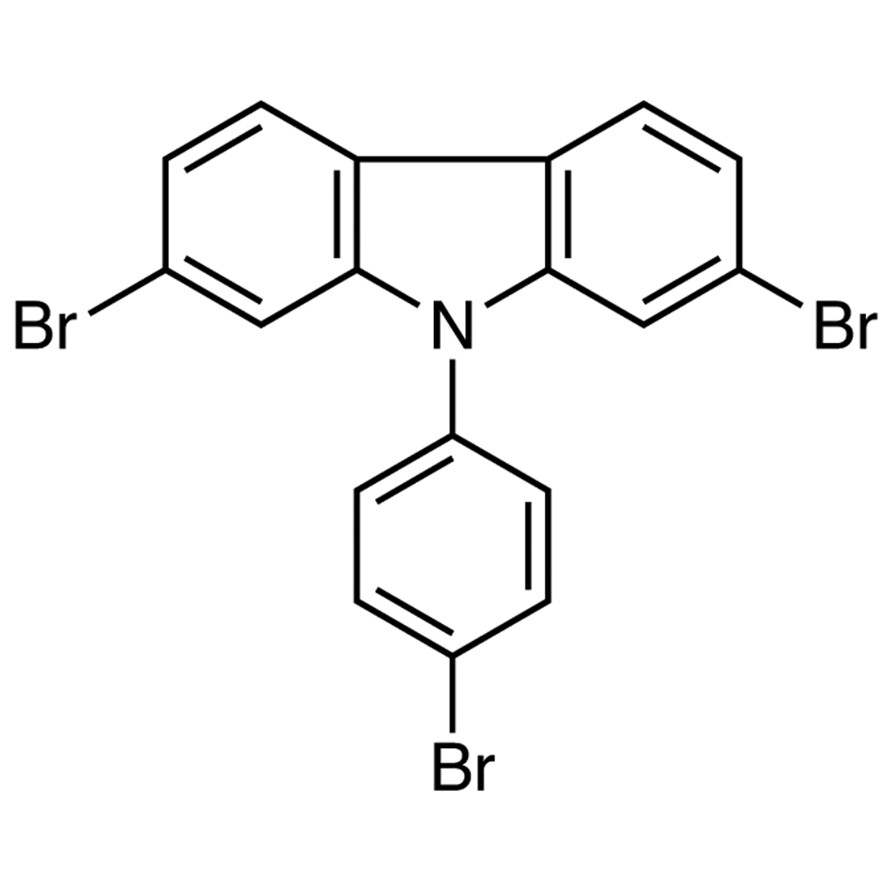 2,7-Dibromo-9-(4-bromophenyl)-9H-carbazole&gt;98.0%(HPLC)200mg
