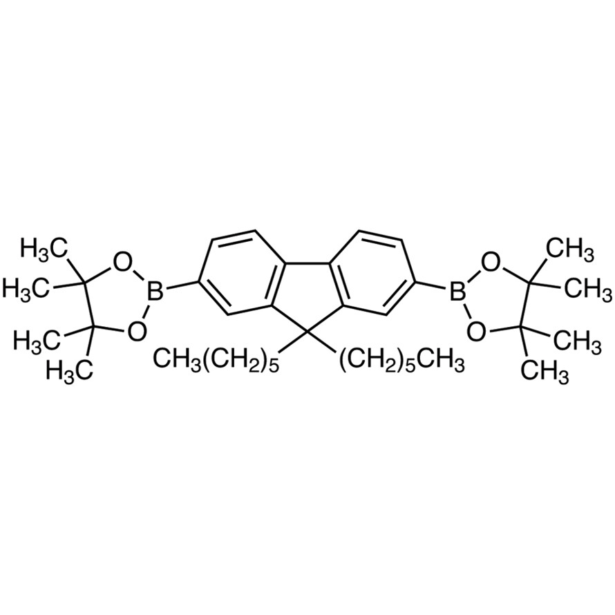 2,7-Bis(4,4,5,5-tetramethyl-1,3,2-dioxaborolan-2-yl)-9,9-dihexylfluorene&gt;98.0%(HPLC)1g