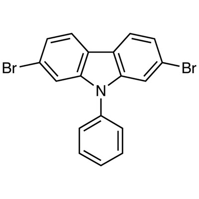 2,7-Dibromo-9-phenylcarbazole&gt;98.0%(GC)200mg