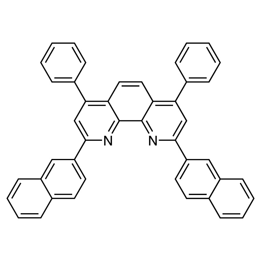 2,9-Di(naphthalen-2-yl)-4,7-diphenyl-1,10-phenanthroline&gt;97.0%(HPLC)(T)1g