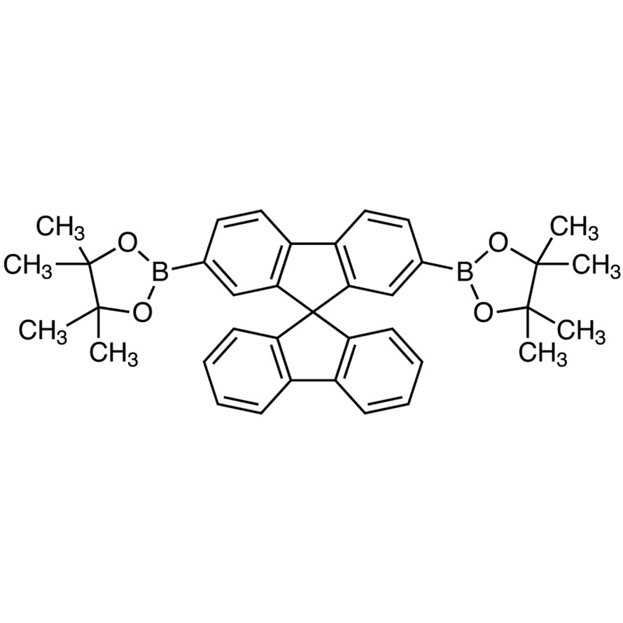 2,7-Bis(4,4,5,5-tetramethyl-1,3,2-dioxaborolan-2-yl)-9,9&#39;-spirobi[9H-fluorene]&gt;98.0%(HPLC)(T)1g